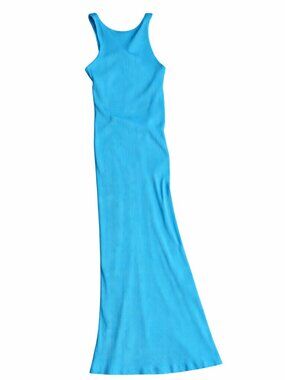 H&M | Open back Criss  Cross blue summer dress | S
